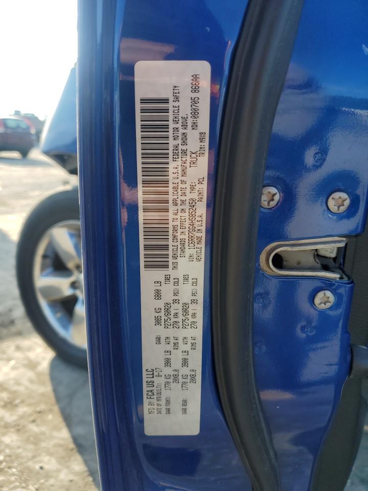 2017 Ram 1500 Slt VIN: 1C6RR7GG4HS852450 Lot: 82189205