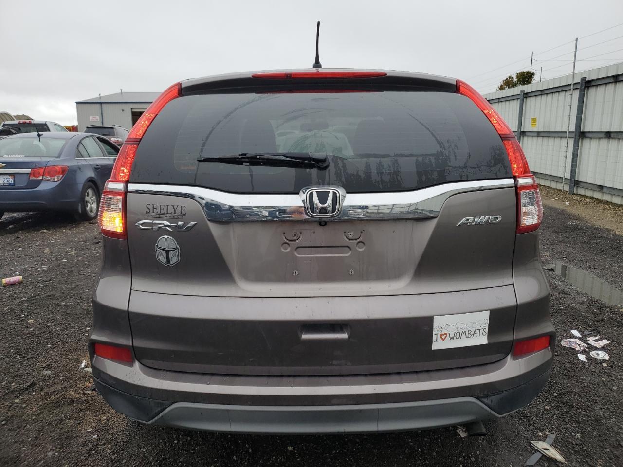 2015 Honda Cr-V Lx VIN: 5J6RM4H36FL041378 Lot: 82211955