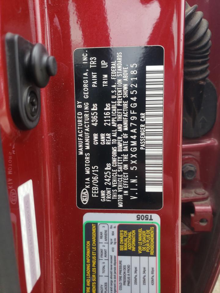 2015 Kia Optima Lx VIN: 5XXGM4A79FG452185 Lot: 85909665