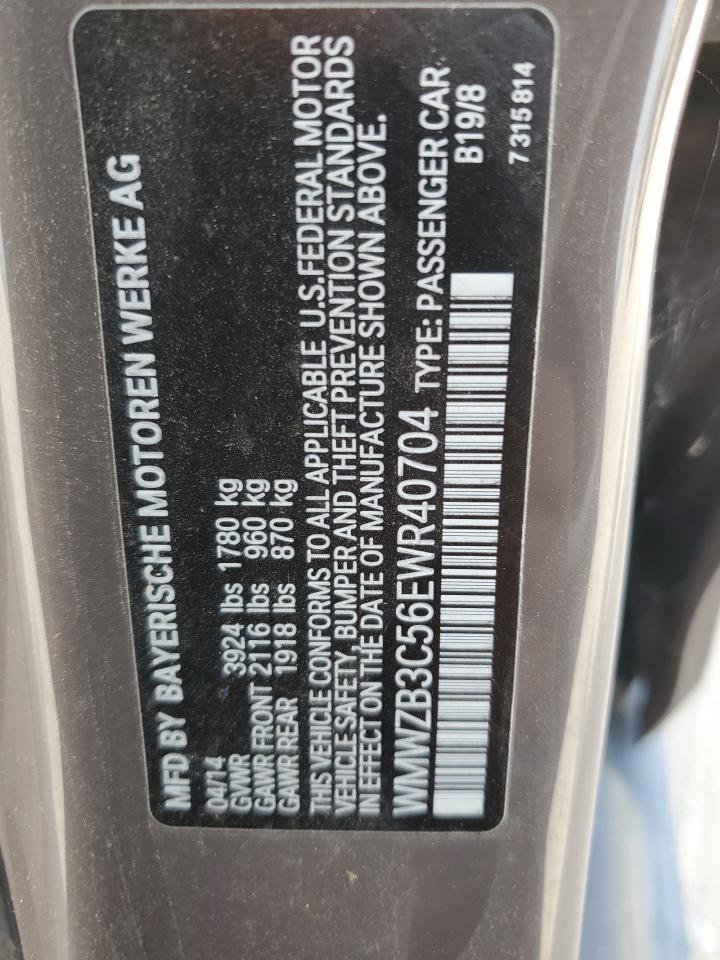 2014 Mini Cooper Countryman VIN: WMWZB3C56EWR40704 Lot: 85733215