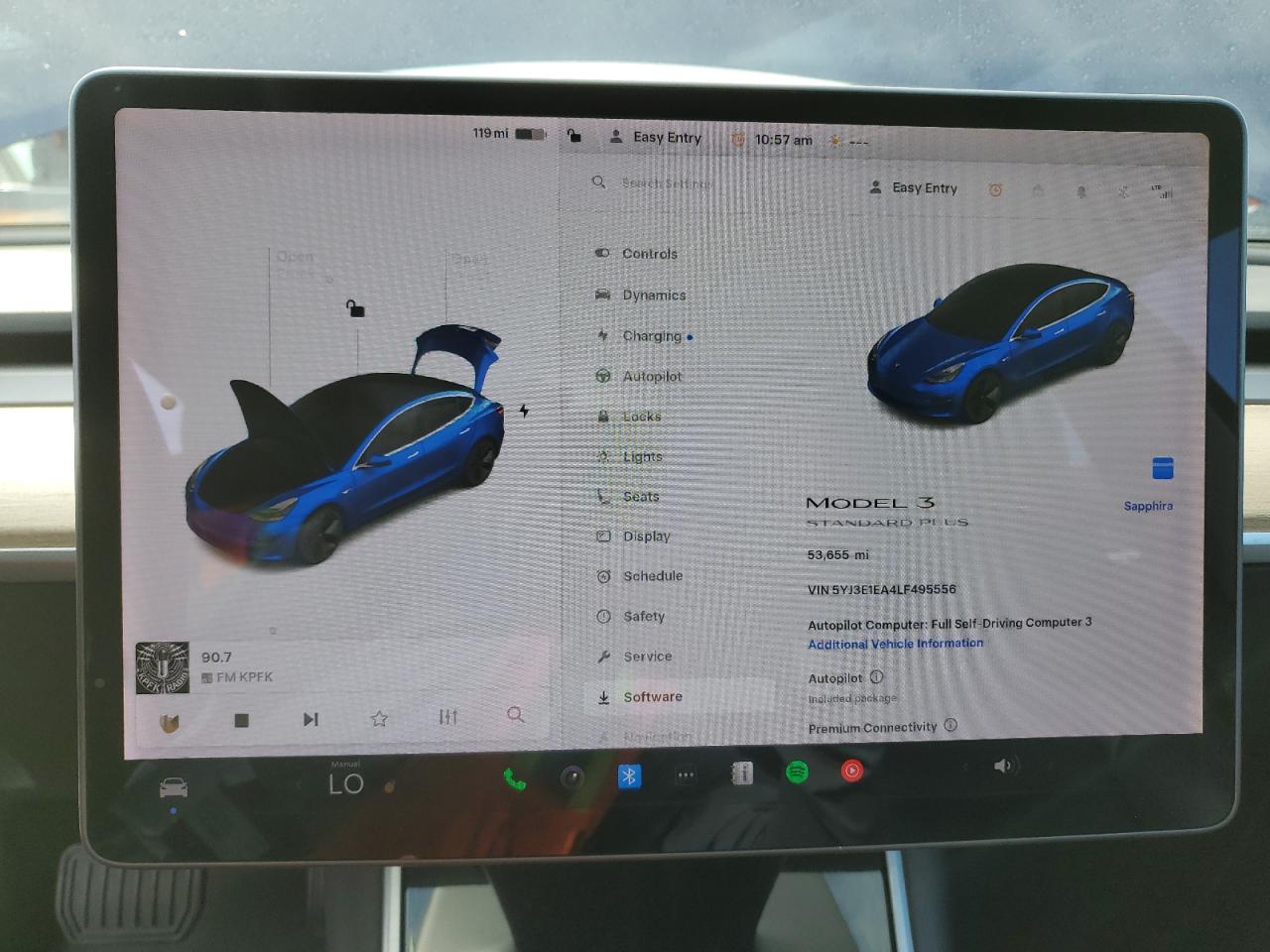 2020 Tesla Model 3 VIN: 5YJ3E1EA4LF495556 Lot: 90727735