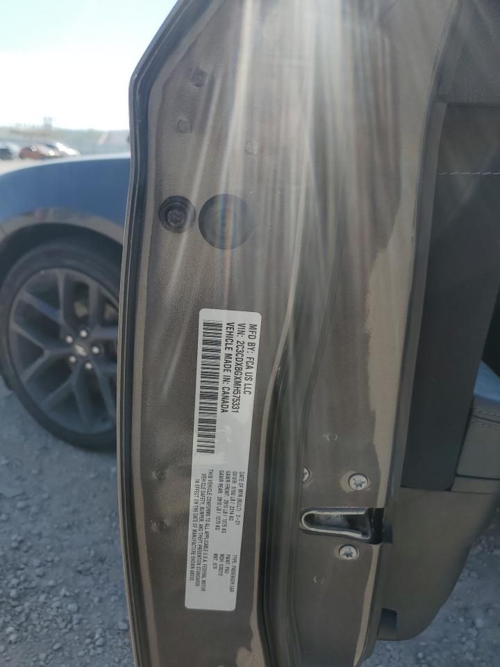 2021 Dodge Charger Sxt VIN: 2C3CDXBGXMH575331 Lot: 82178725