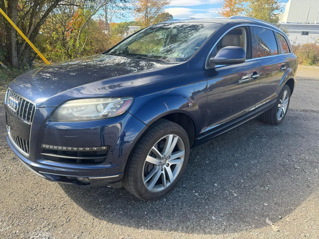2014 Audi Q7 Premium Plus blue suv gas WA1LGAFE9ED013521 photo #3