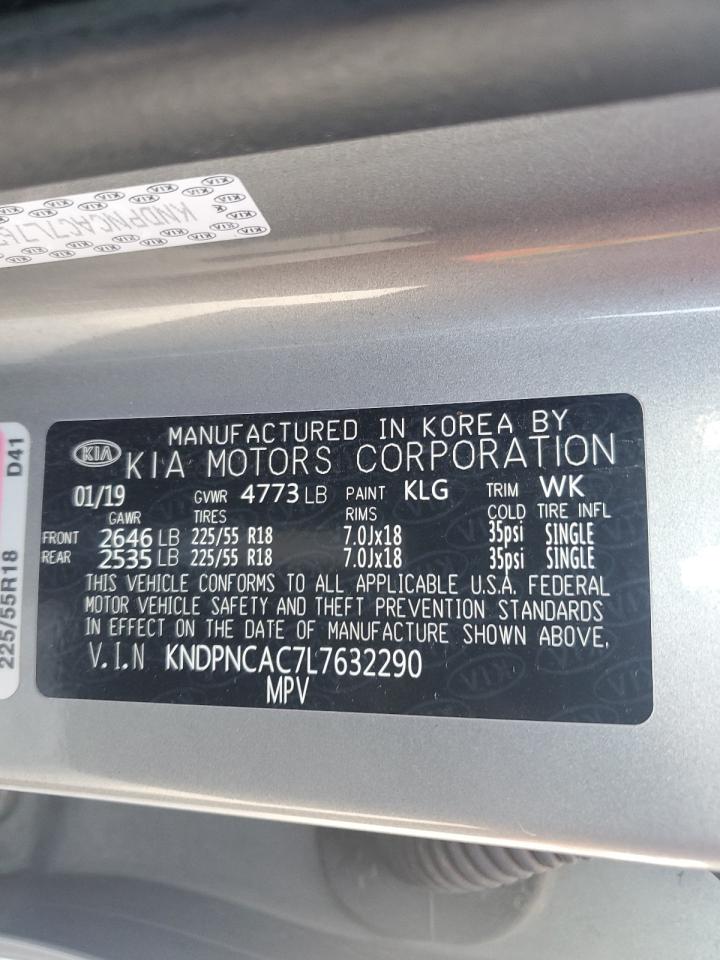 2020 Kia Sportage Ex VIN: KNDPNCAC7L7632290 Lot: 82270245