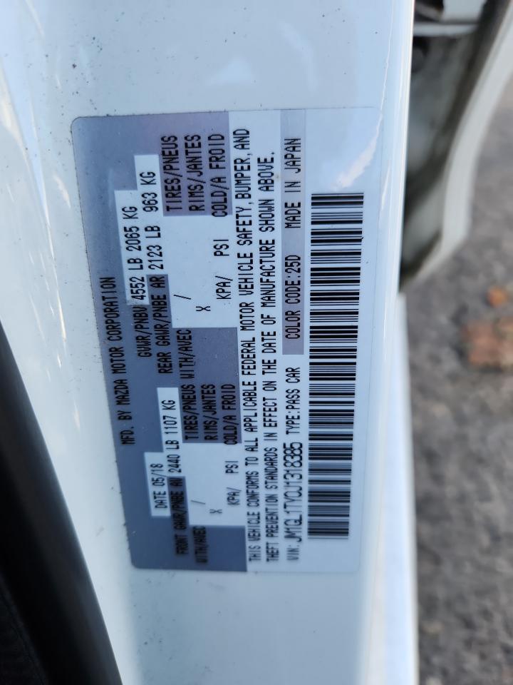 2018 Mazda 6 Grand Touring VIN: JM1GL1TY0J1318385 Lot: 85304215