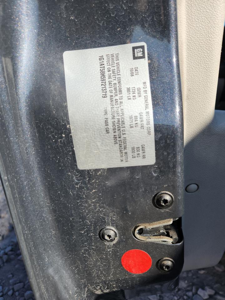 2009 Chevrolet Cobalt Lt VIN: 1G1AT58H597213719 Lot: 85563455