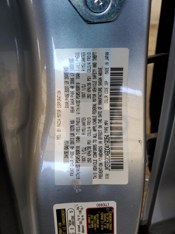 2013 Mazda Cx-9 Touring VIN: JM3TB2CA9D0419064 Lot: 84180915