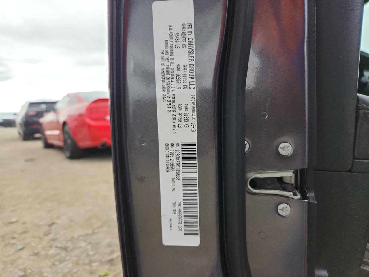 2014 Dodge Charger Police VIN: 2C3CDXAT0EH150880 Lot: 82198085