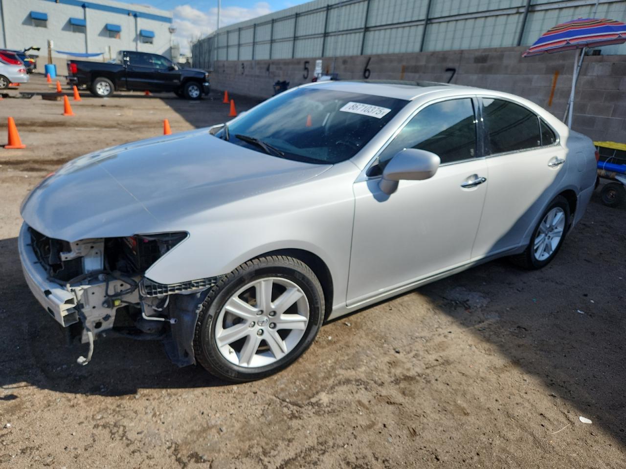 2007 Lexus Es 350 VIN: JTHBJ46GX72072175 Lot: 86710375