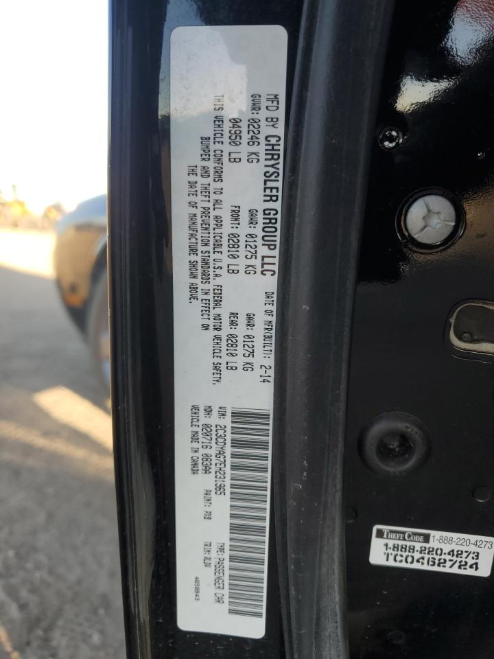 2014 Dodge Challenger Sxt VIN: 2C3CDYAG7EH231965 Lot: 81867255