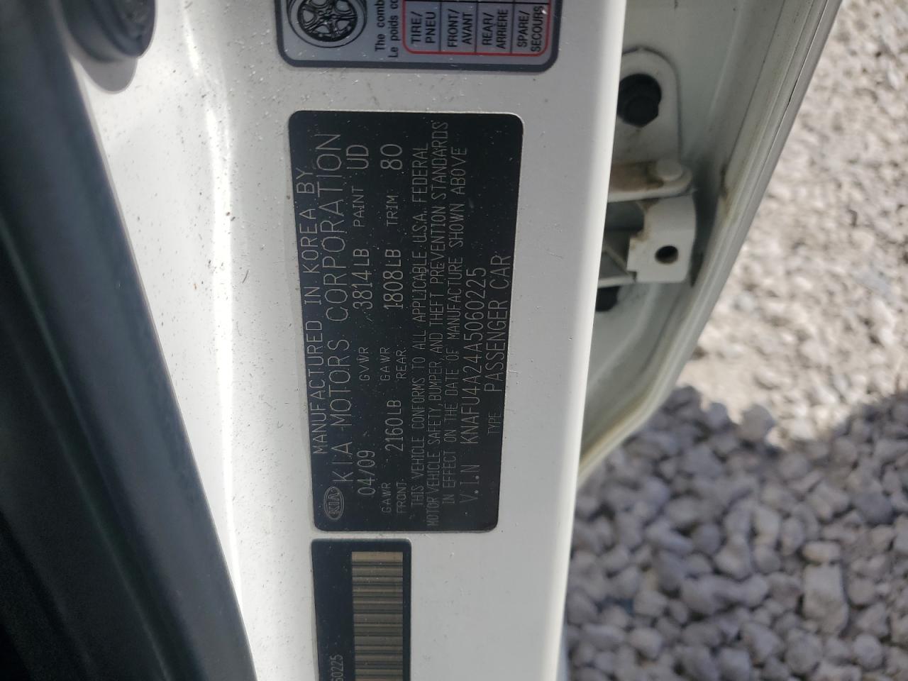 2010 Kia Forte Ex VIN: KNAFU4A24A5060225 Lot: 90783765