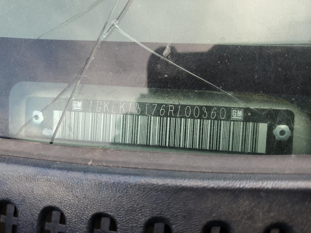 2006 GMC Yukon VIN: 1GKEK13T76R100360 Lot: 82407295