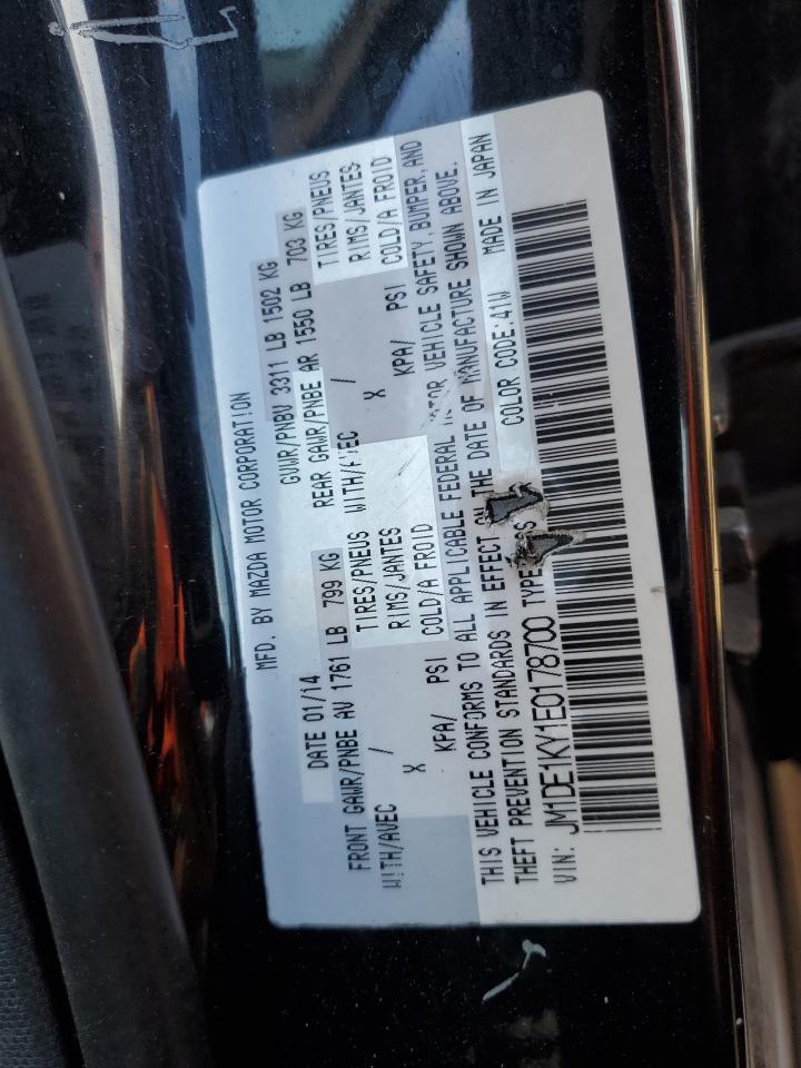 2014 Mazda Mazda2 Sport VIN: JM1DE1KY1E0178700 Lot: 84978095