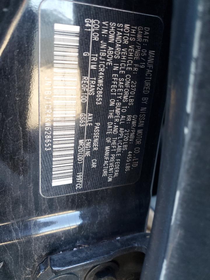 2019 Nissan Rogue Sport S VIN: JN1BJ1CR4KW628653 Lot: 86179185