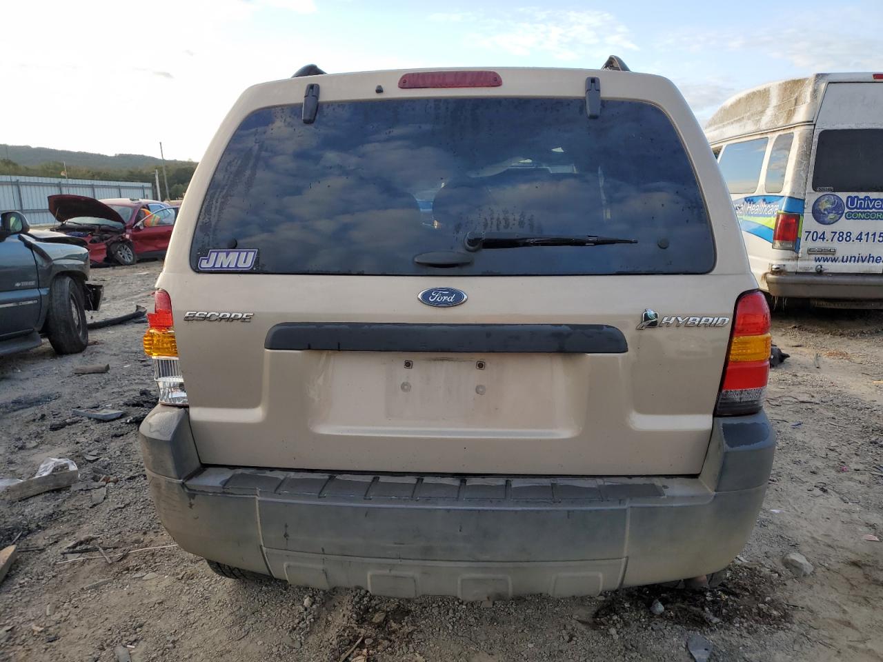 2007 Ford Escape Hev VIN: 1FMYU59H27KA92400 Lot: 85492815