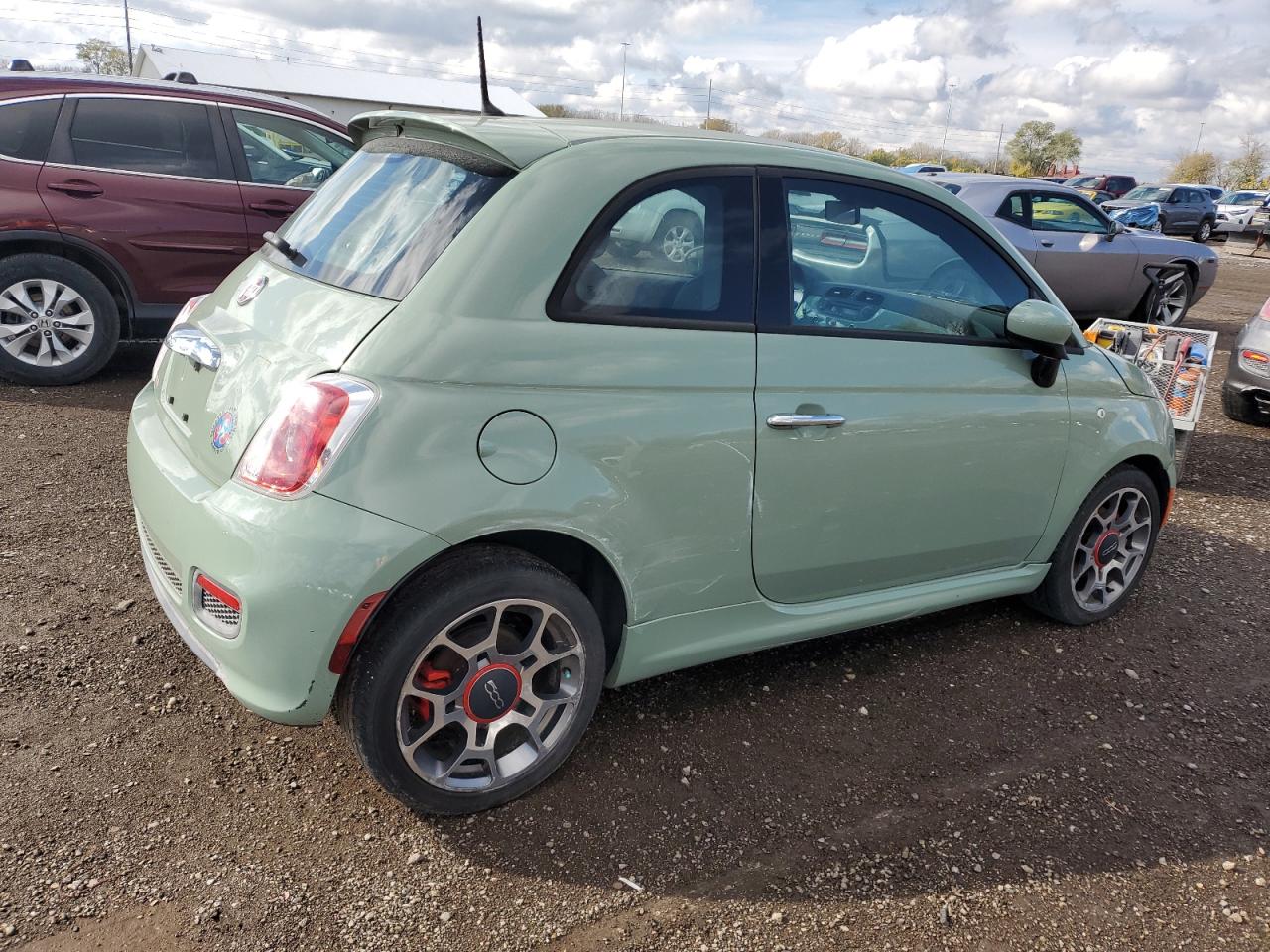 2013 Fiat 500 Sport green  gas 3C3CFFBR5DT752526 photo #4