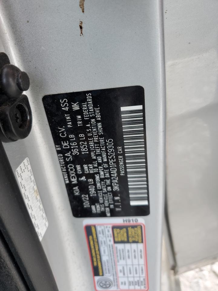 2023 Kia Rio Lx VIN: 3KPA24AD1PE529305 Lot: 84986045