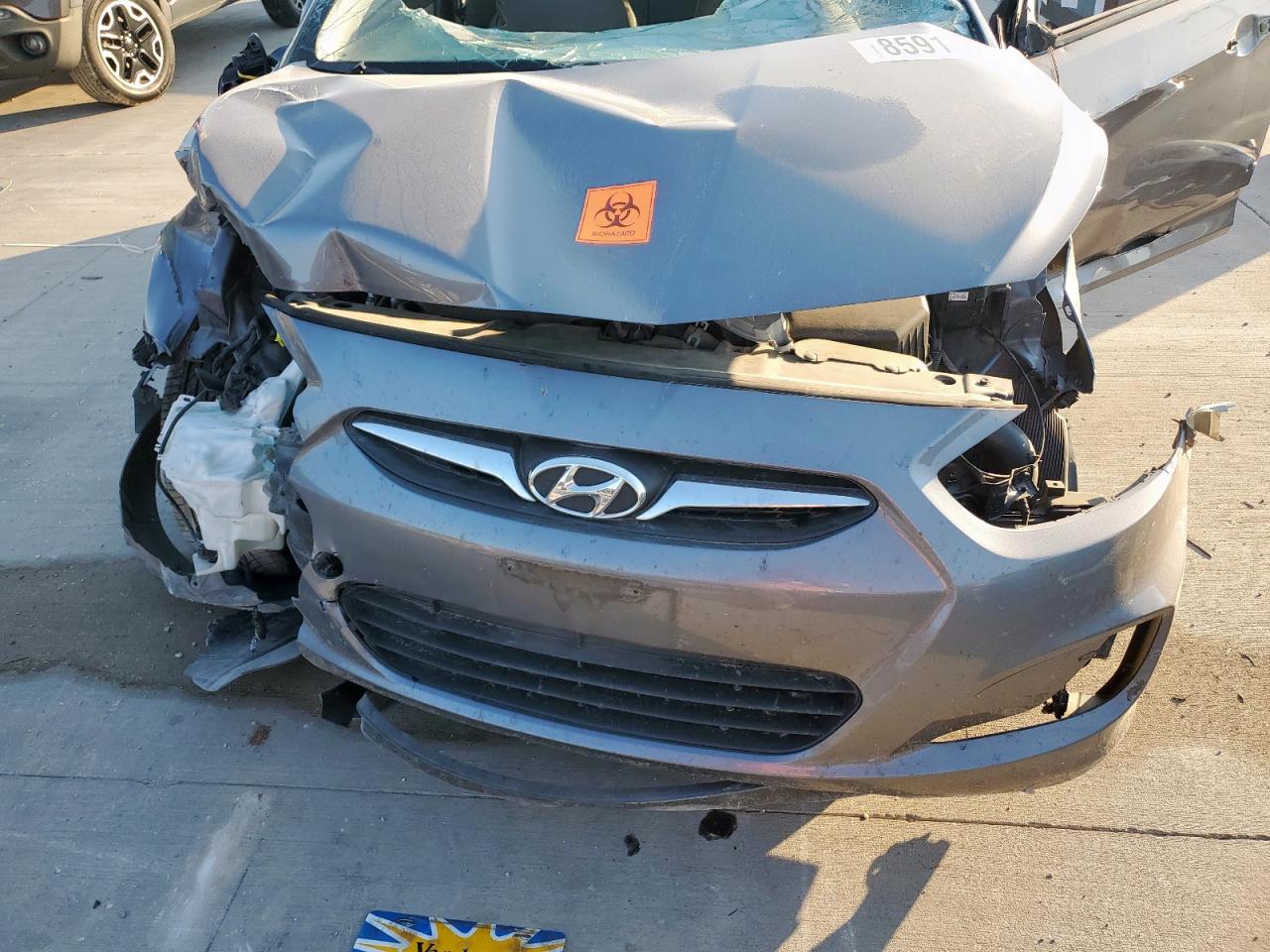 2014 Hyundai Accent Gls VIN: KMHCU4AE3EU771762 Lot: 85915625