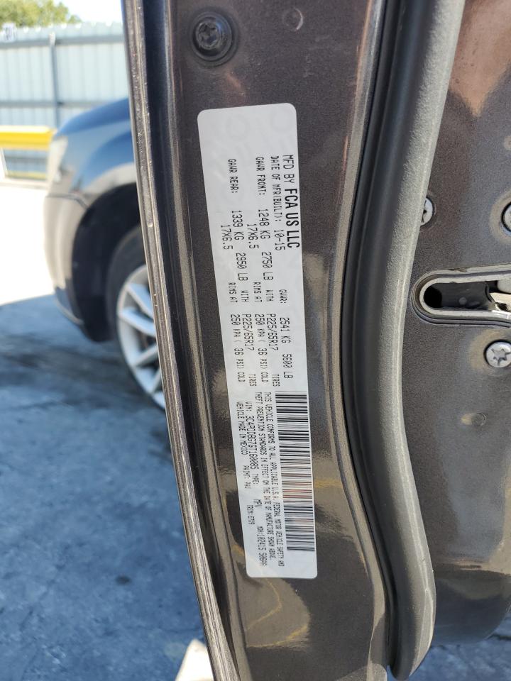 2016 Dodge Journey Sxt VIN: 3C4PDDBG7GT160085 Lot: 86168365