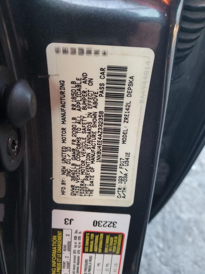 2010 Toyota Camry Se VIN: 1NXBU4EE4AZ332358 Lot: 84197575