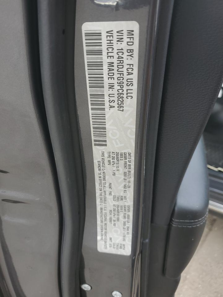 2023 Dodge Durango Pursuit VIN: 1C4RDJFG9PC682567 Lot: 85668585