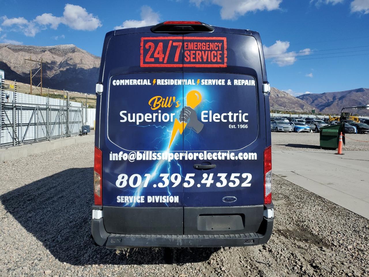 2023 Ford Transit Utility / Service Van VIN: 1FTBR3U86PKA33454 Lot: 89862575