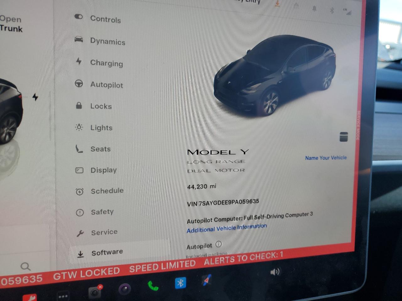 2023 Tesla Model Y VIN: 7SAYGDEE9PA059635 Lot: 86151595