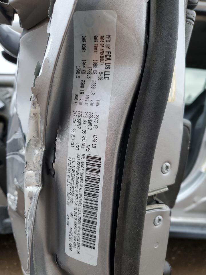 2016 Jeep Compass Latitude VIN: 1C4NJDEBXGD758158 Lot: 85638515