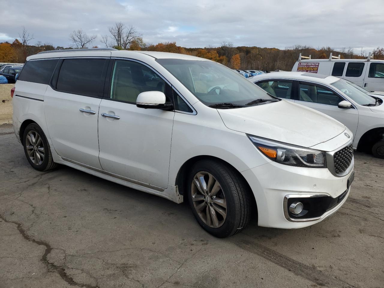 2016 Kia Sedona Sxl VIN: KNDME5C10G6135619 Lot: 90513155