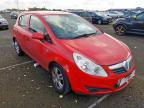 2008 VAUXHALL CORSA 1.2I 16V BREEZE 5DR for sale at Copart SANDTOFT