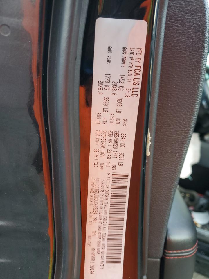 2018 Dodge Durango Gt VIN: 1C4RDJDG3JC409294 Lot: 82709985