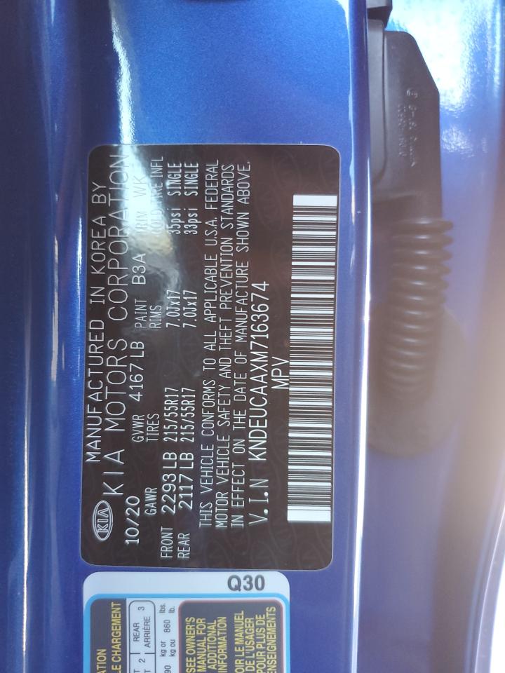 2021 Kia Seltos S VIN: KNDEUCAAXM7163674 Lot: 85208725