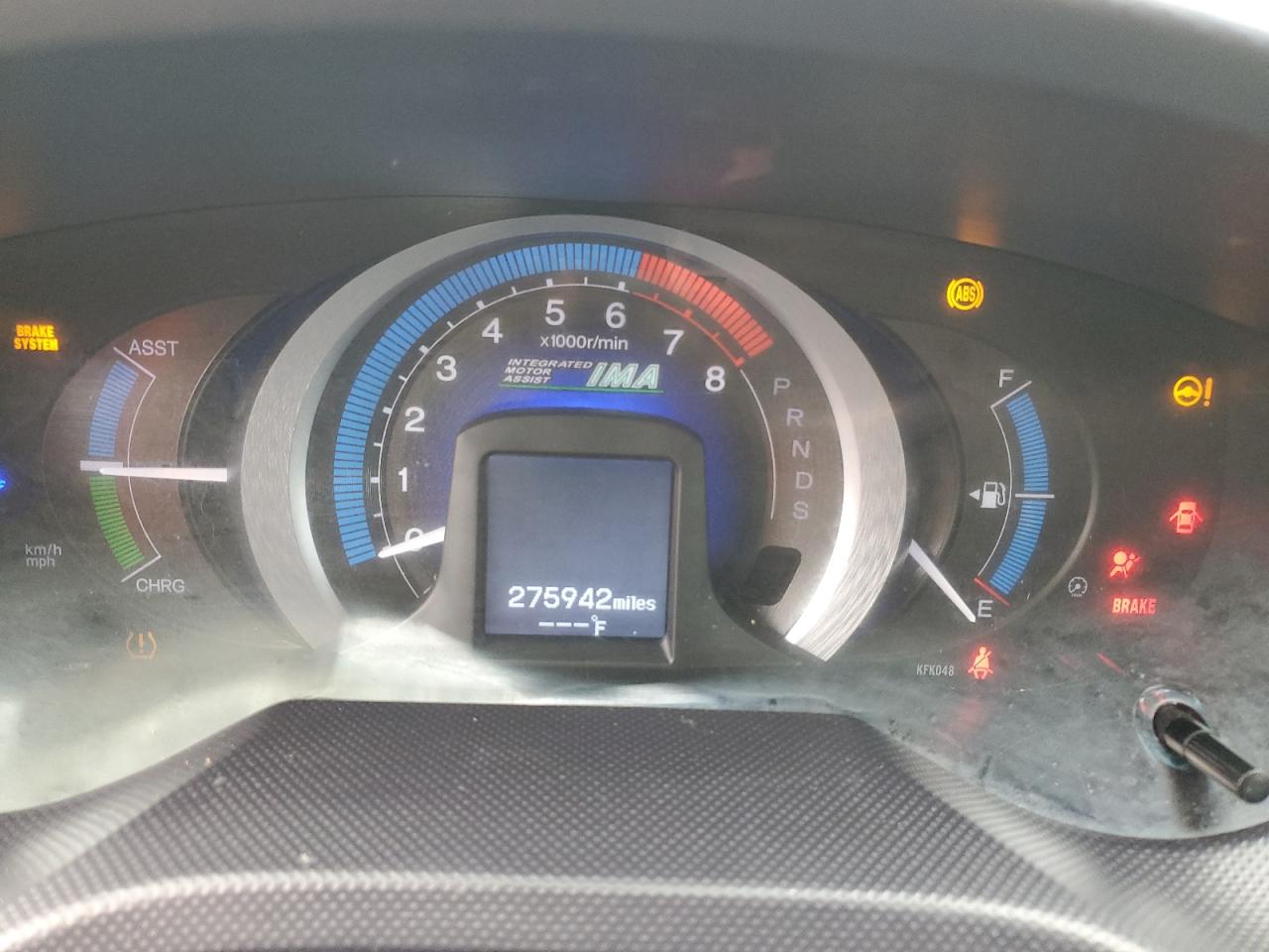 2010 Honda Insight Ex VIN: JHMZE2H73AS032211 Lot: 87299295