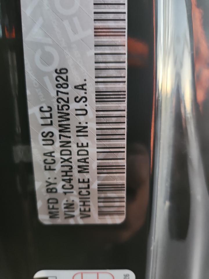 2021 Jeep Wrangler Unlimited Sport VIN: 1C4HJXDN7MW527826 Lot: 90575515