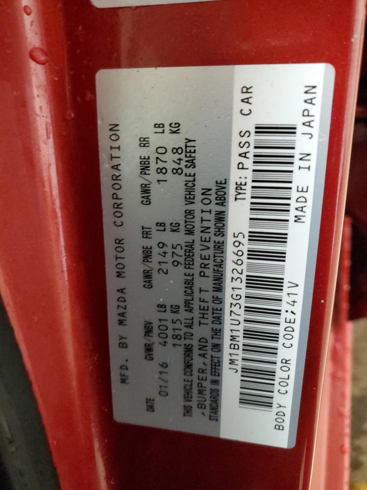 2016 Mazda 3 Sport VIN: JM1BM1U73G1326695 Lot: 90343745