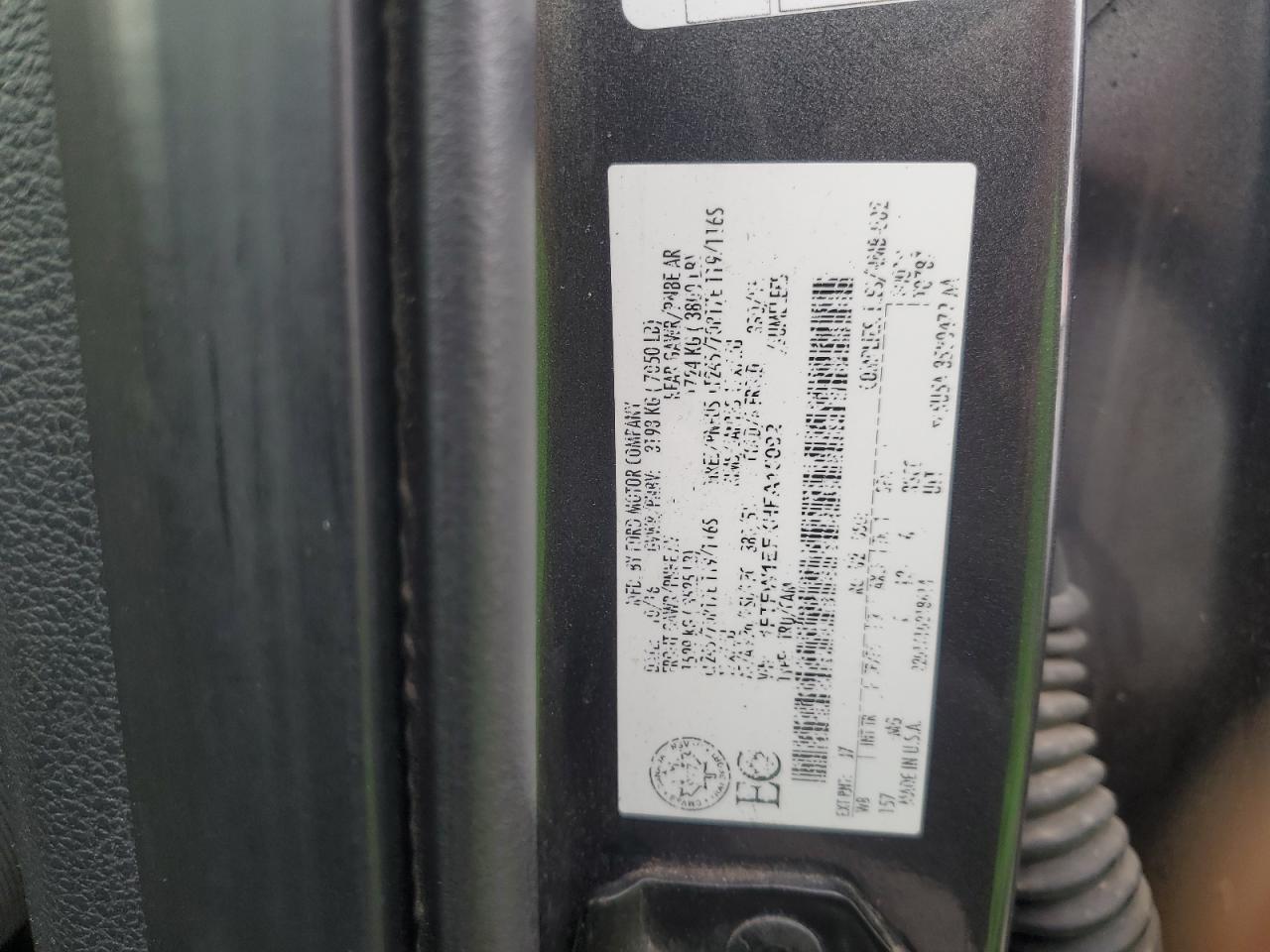 2017 Ford F150 Supercrew VIN: 1FTFW1EFXHFA15092 Lot: 87270625