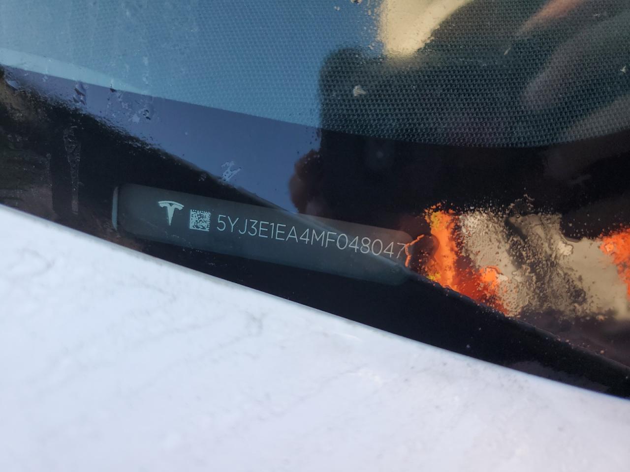 2021 Tesla Model 3 VIN: 5YJ3E1EA4MF048047 Lot: 85330385