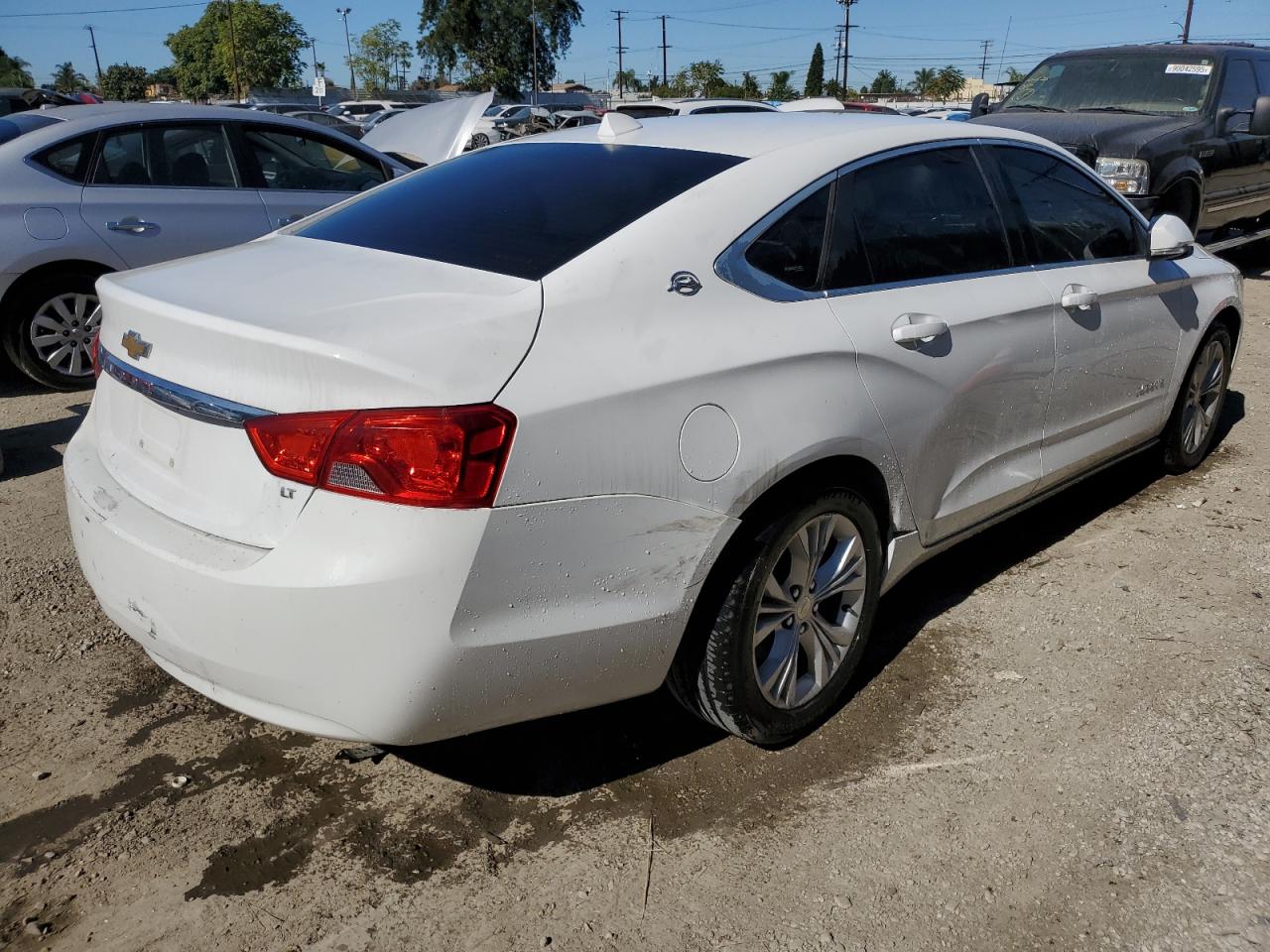 2014 Chevrolet Impala Lt white sedan gas 2G1125S33E9309275 photo #4