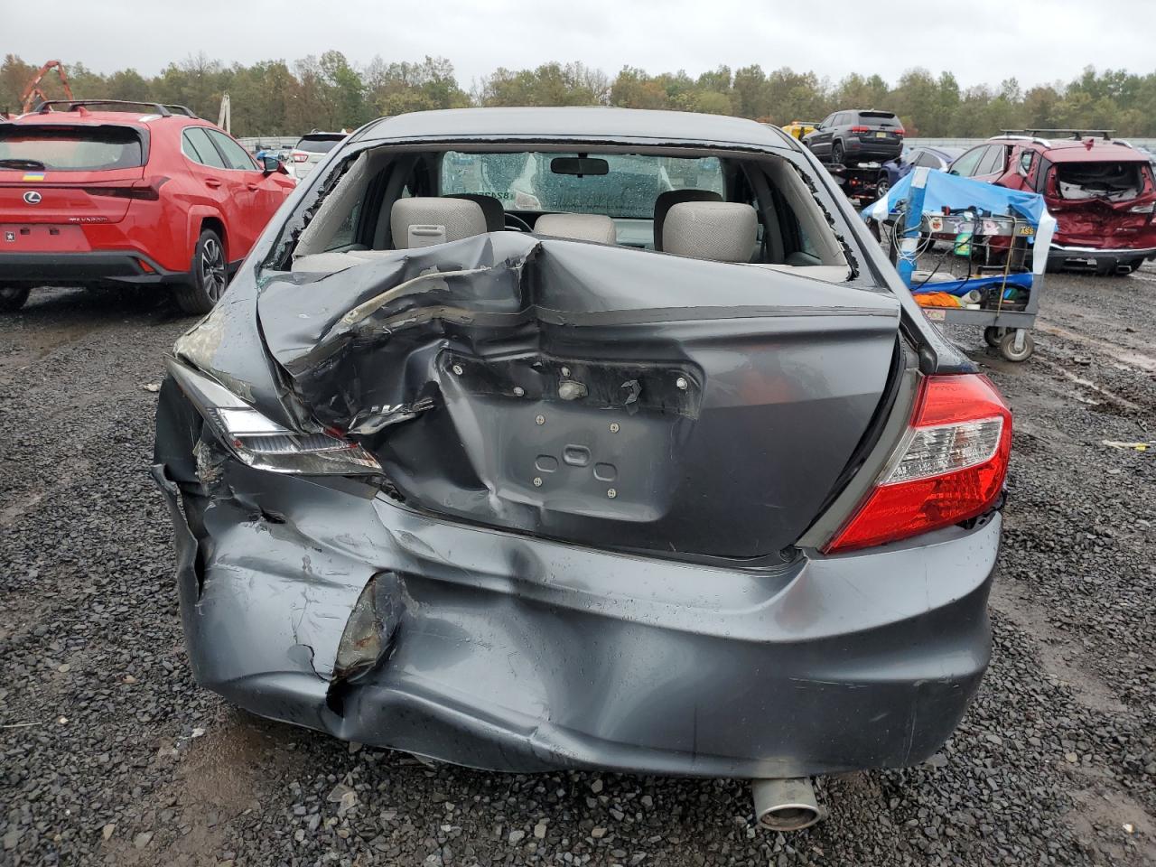 2012 Honda Civic Lx VIN: 2HGFB2F53CH300815 Lot: 82425605