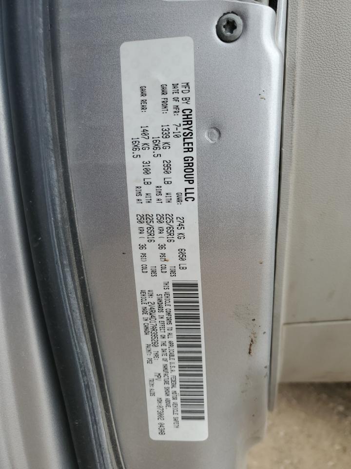 2010 Volkswagen Routan S VIN: 2V4RW4D17AR395260 Lot: 86107955