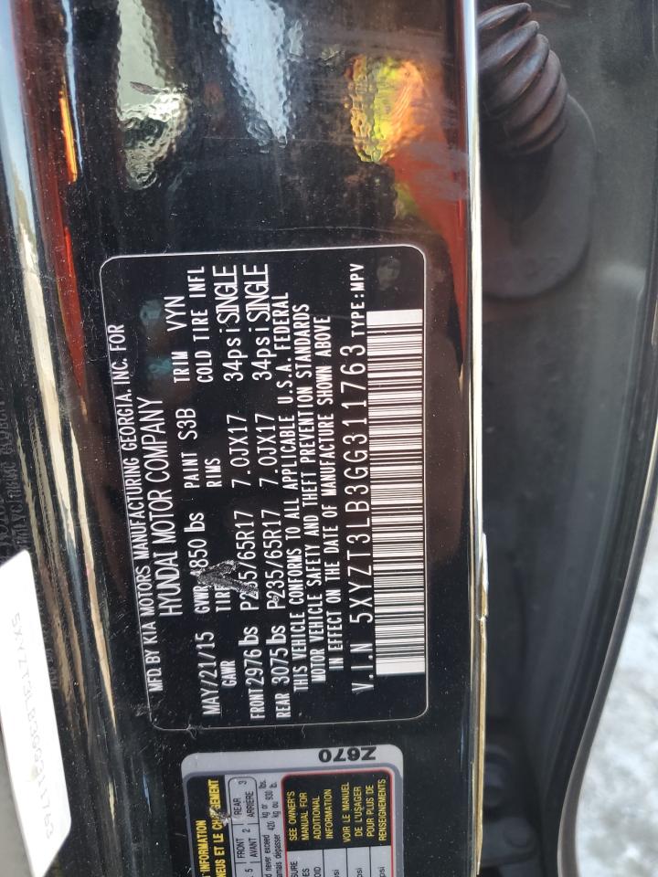 2016 Hyundai Santa Fe Sport VIN: 5XYZT3LB3GG311763 Lot: 81944865