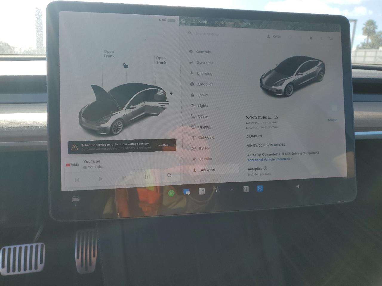 2021 Tesla Model 3 VIN: 5YJ3E1EB7MF064753 Lot: 84450755