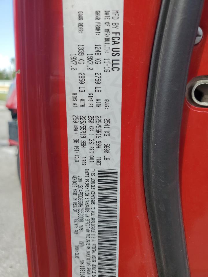 2017 Dodge Journey Crossroad VIN: 3C4PDDGG0HT553338 Lot: 84291425