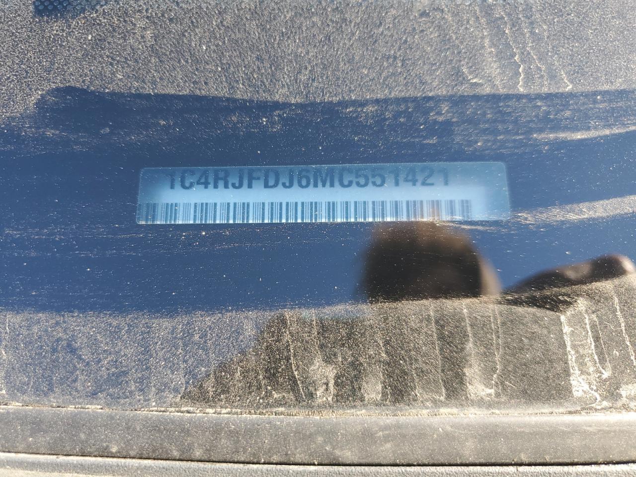 2021 Jeep Grand Cherokee Srt-8 VIN: 1C4RJFDJ6MC551421 Lot: 85906765