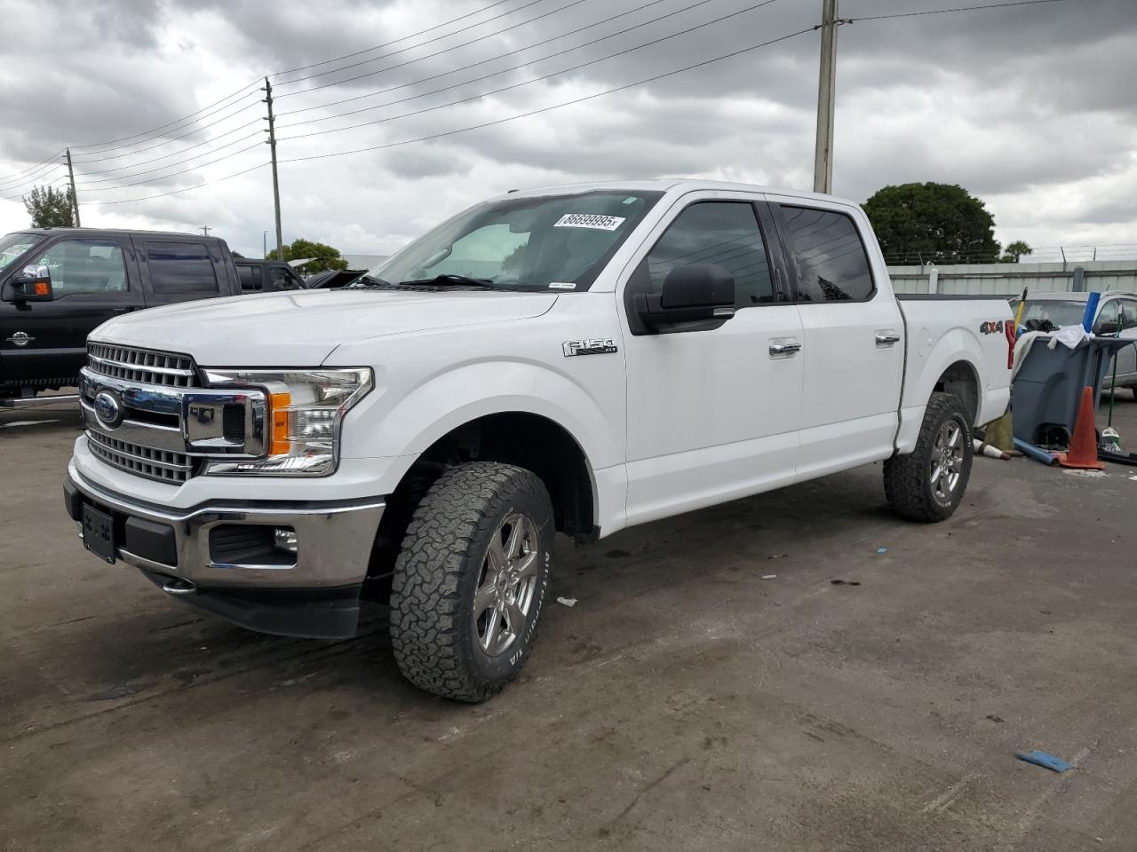 2018 Ford F150 Supercrew white null gas 1FTEW1EP7JKC46808 photo #1