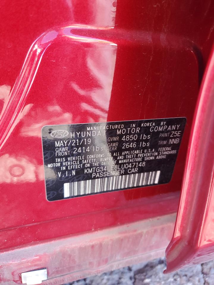 2020 Genesis G70 Prestige VIN: KMTG34LE8LU047148 Lot: 86635755