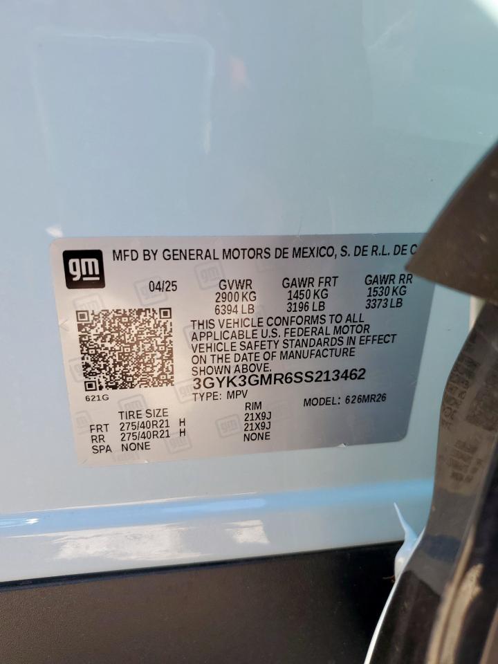 2025 Cadillac Optiq Sport VIN: 3GYK3GMR6SS213462 Lot: 90792805