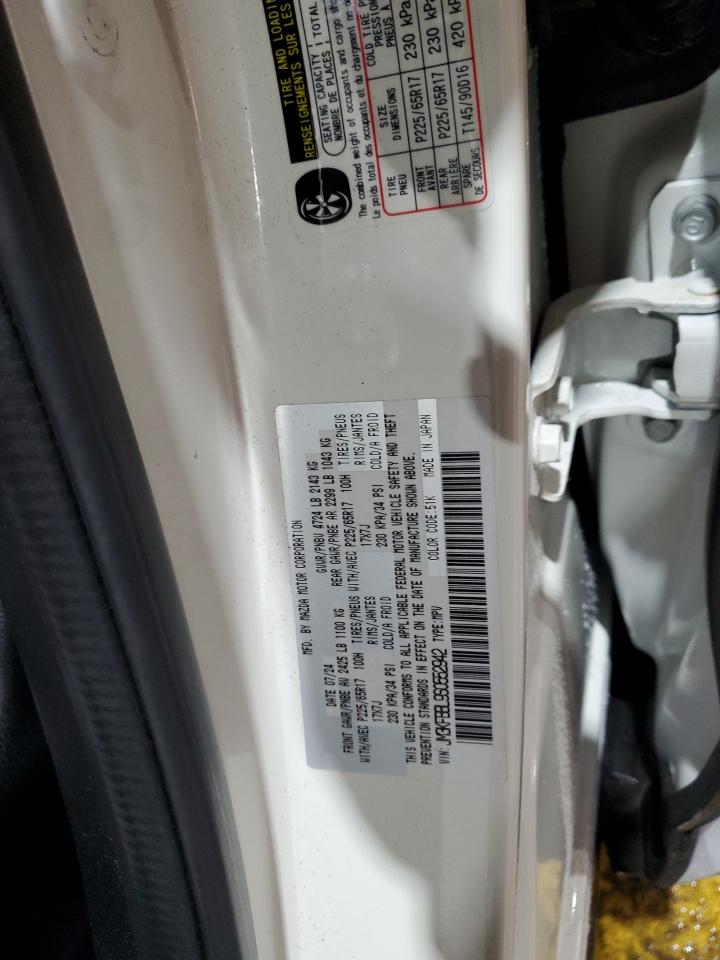 2025 Mazda Cx-5 Select VIN: JM3KFBBL9S0552942 Lot: 86681725