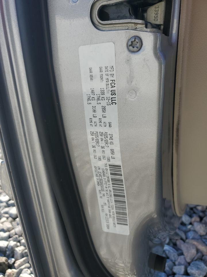 2016 Chrysler Town & Country Touring VIN: 2C4RC1BG3GR260326 Lot: 82456635