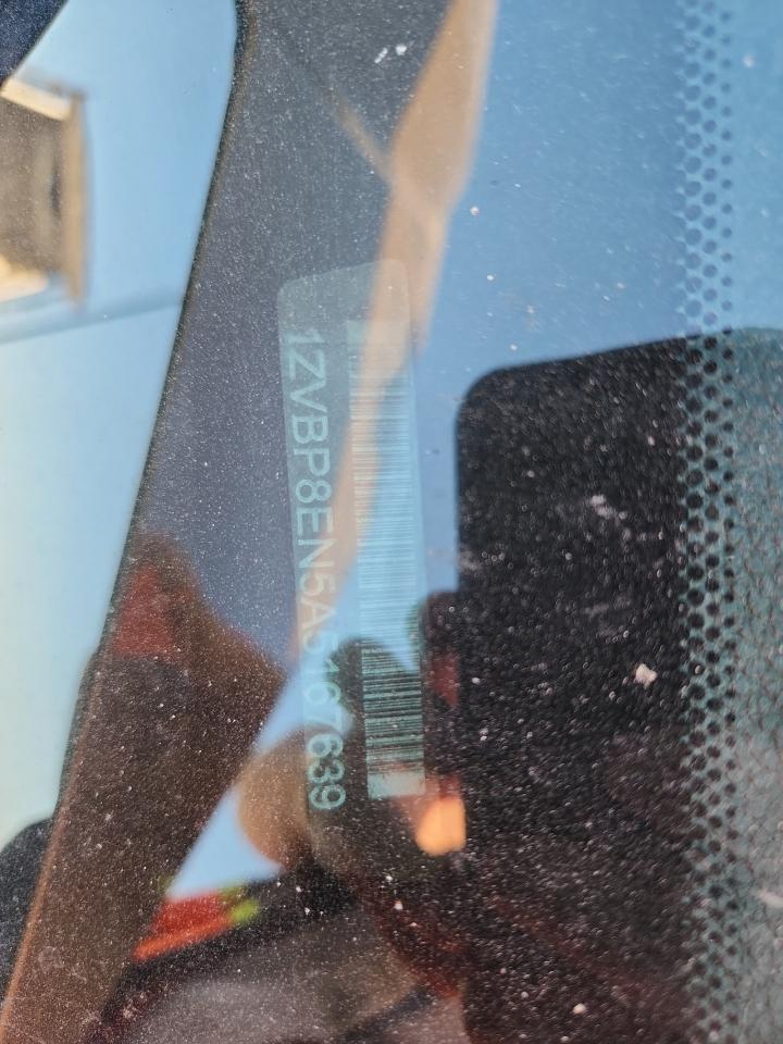 2010 Ford Mustang VIN: 1ZVBP8EN5A5167639 Lot: 85104495